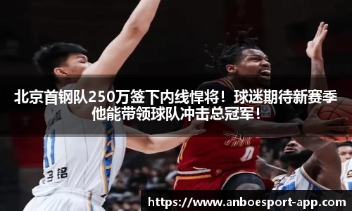 北京首钢队250万签下内线悍将！球迷期待新赛季他能带领球队冲击总冠军！